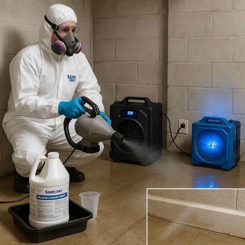 Sanitization and Odor Removal process in Monaca, PA