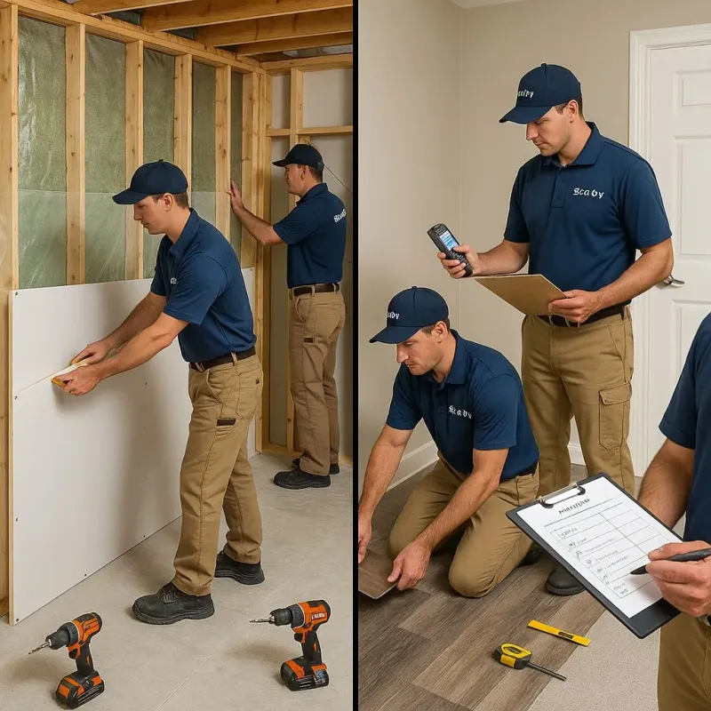 Repairs and Reconstruction process in Monaca, PA